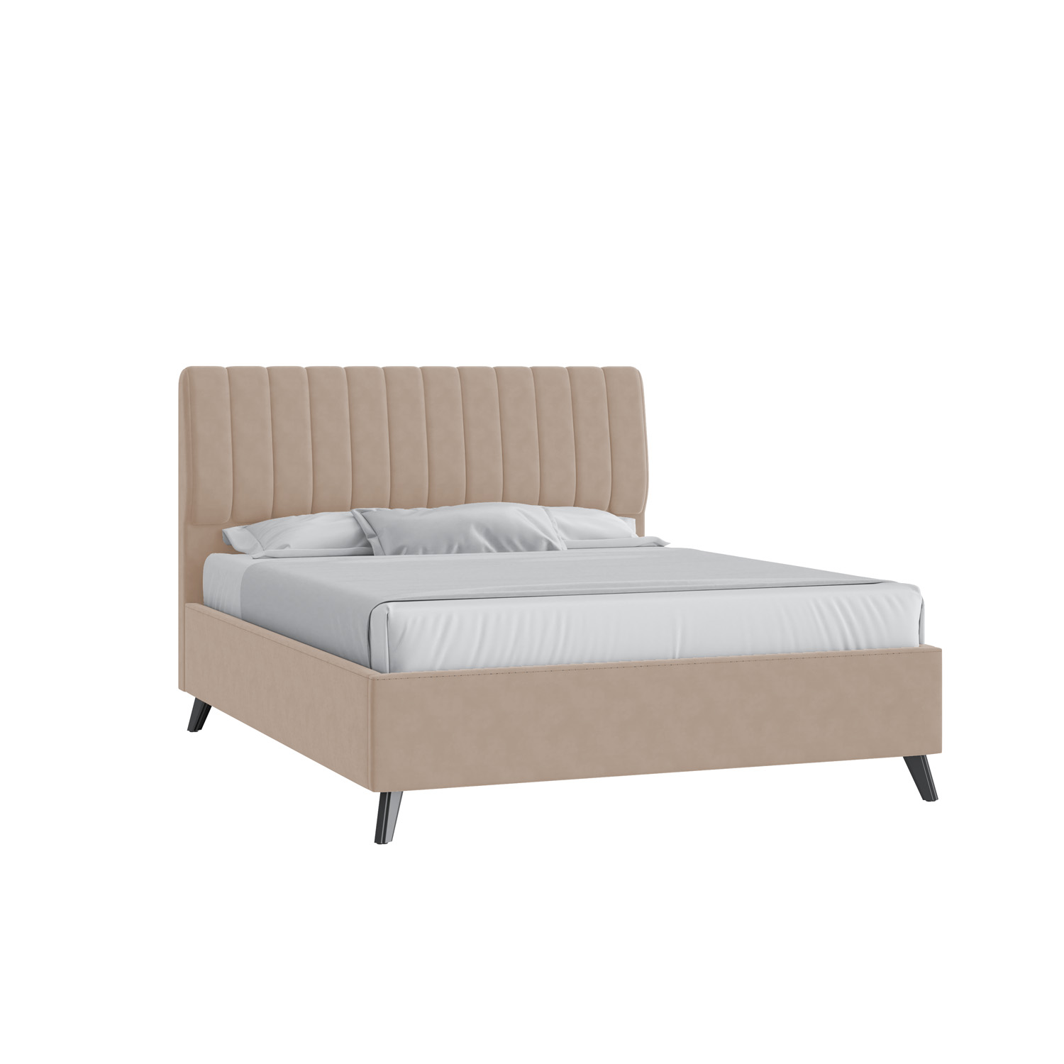 Кровать Танго 180х200 Микровелюр Энигма 04 с подъемным механизмом на высоких опорах